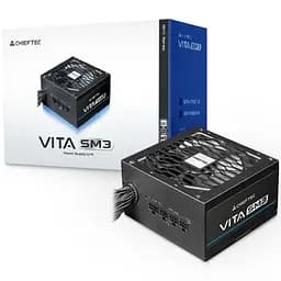БЖ 850W Chieftec VITA SM3 BPX-850-C ATX 3.1 120mm, 80+ Bronze, Semi modular, Retail (BPX-850-C) - мініатюра 2