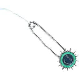 Серебряная брошь Ювелир Стандарт Солнышко с эмалью. 4193 З