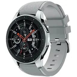 Силіконовий ремінець Primo для годинника Samsung Galaxy Watch 46 мм SM-R800 Grey