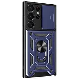 Чохол Ummi Camshield Serge Ring для Samsung Galaxy S23 Ultra Синій / Navy