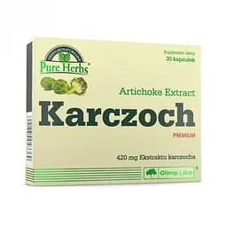 Натуральна добавка Olimp Sport Nutrition Pure Herbs Artichoke Premium, 30 капсул