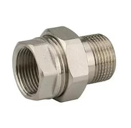 Згін-американка Karro KR3102 1" прямий нікельована латунь 30412