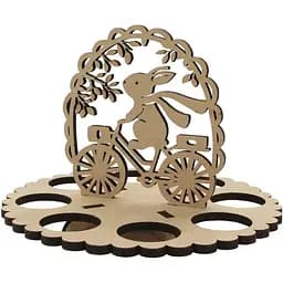 Підставка для яєць Rosa Talent Зайчик №4 МДФ 20х20х14 см