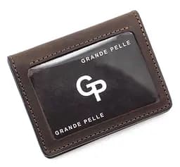 Чоловіча шкіряна обкладинка GRANDE PELLE 10х8х1,5 см acs0024455 - мініатюра 2