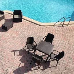 Стілець садовий пластиковий Bica Verona armchair коричневий - мініатюра 3