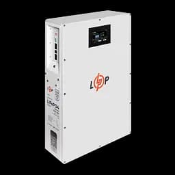 Акумулятор LP LiFePO4 51,2V - 100 Ah (5120Wh) (BMS 100A/50А) метал LCD Smart RS485/CAN JK настінний - мініатюра 3