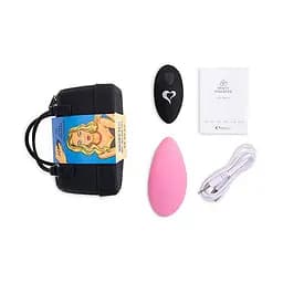 Вібратор у трусики FeelzToys Panty Vibrator Pink з пультом ДУ FeelzToys SO3849 91121