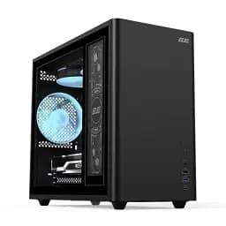 Корпус 2E Credo Plus (V350BG), Black, без БЖ, Mini Tower, для Micro ATX / Mini ITX, 1xType-C / 1xUSB 3.0 / 1xUSB 2.0, макс. CPU - 165 мм / VGA - 350 мм, 3x120 ARGB, бічна панель із загартованого скла (2E-V350BG)