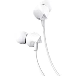 Наушники Hoco M60 Perfect sound universal earphones with mic белые