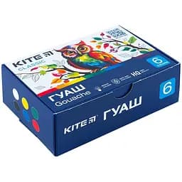 Гуаш Kite Classic 6 кольорів (K-062)