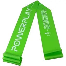 Стрічка-еспандер PowerPlay 4112 0.5 мм MediBand Medium для фітнесу та реабілітації Зелена (9 кг) (PP_4112_Green_Medium)
