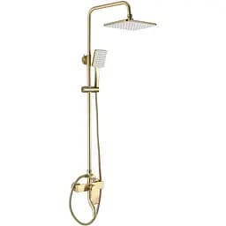 Душовя система Rea Hass з виливом brushed gold REA-B9972, Золотий