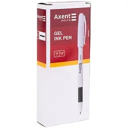 Набір гелевих ручок Axent Delta чорний 12 шт. (DG2045-01)