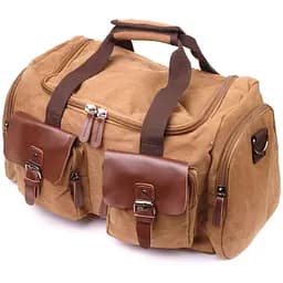 Дорожня сумка із щільного текстилю 50х25х22 см Vintage 50х25х22 см sum0021430