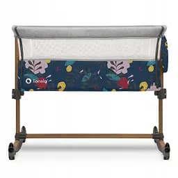 Ліжечко приставне 3 в 1 Lionelo Leonie Blue navy - мініатюра 3