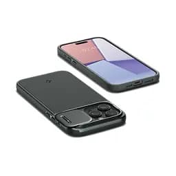 Чехол Spigen Optik Armor MagSafe для iPhone 15 Pro Abyss Green (ACS06739) + защитное стекло - мініатюра 9
