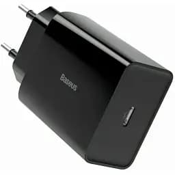 Зарядний пристрій Baseus Speed Mini Quick Charger 1C 20 W EU CCFS-SN01 чорний