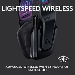 Ігрові навушники Logitech G535 Lightspeed Wireless Black (981-000972) [70702] - мініатюра 6