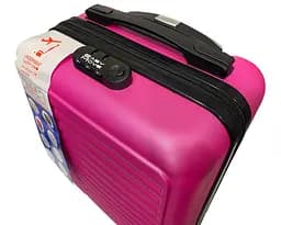 Валіза Easy Move 005 міні XS 40x30x20 см ABS пластик Малиновий - мініатюра 3