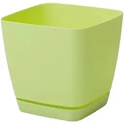Горщик для квітів Form-Plastic Тоскана квадро-11 1 л світло-зелений (0730-007)