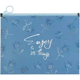Папка на молнии zip-lock Axent Flower Symphony-3 А5+ (1498-46-A)