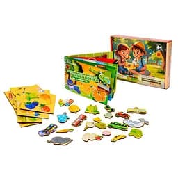 Развивающий Альбом "Головоломка на липучках" PuzzleOK Puz-22925