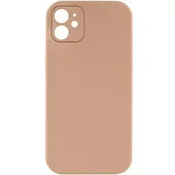 Чохол Epik Silicone Case Full Camera Protective (AA) NO LOGO для Apple iPhone 12 (6.1) Бежевий / Desert Gold