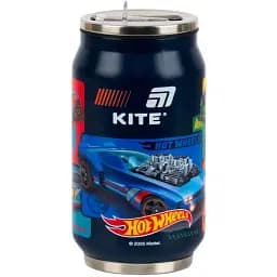 Термочашка Kite Hot Wheels з трубочкою 350 мл (HW25-1263)