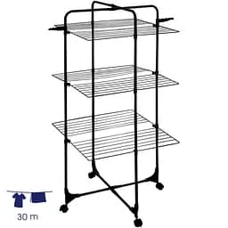 Сушарка для білизни підлогова Casa Si Exo 3 Black (CS92165H04H) - мініатюра 2