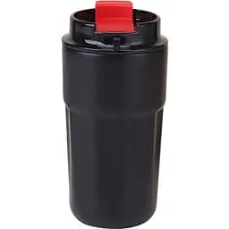 Термочашка 450 мл із защіпкою та колбою з нержавіючої сталі, чорний Happy Life HP153B