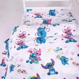 Пододеяльник MirSon Ranforce Elite Cute Stitch White 175х210 см (2200012553220)