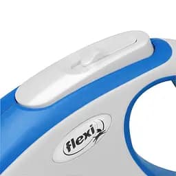 Рулетка Flexi New Comfort для собак стрічка розмір S 5 м синя - мініатюра 3