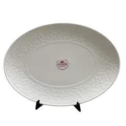 Блюдо овальне КОРОНА Tudor порцелянове 31 см (TU3159-1)