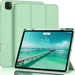 Чохол-книжка DK для Apple iPad Air 13" M2 2024 екошкіра/силікон Smart Case cлот стилус (017899) light green - мініатюра 2