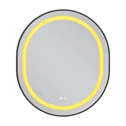 Дзеркало Mixxus Premium Ellipse MV05-80x70-Reverse Black MP6646, Чорний - мініатюра 3