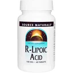R липоевая кислота Source Naturals R-Lipoic Acid 100 мг 60 таблеток
