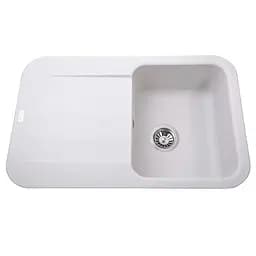 Гранітна мийка Globus Lux Ober перлина 780x500 мм, Сірий