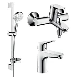 Набір змішувачів для ванни Hansgrohe Focus E2 1092019 Хром