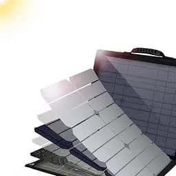 Портативна сонячна панель Choetech Portable Solar Charger SC007 (80W) [75956] - мініатюра 5