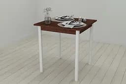 Стол кухонный Ferrum-decor Агата 75x70x70 Белый ДСП Венге 16мм (FRD-105594)