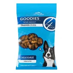 Ласощі для собак 4Dog Goodies напіввологі для тренування зі смаком курки 150 г
