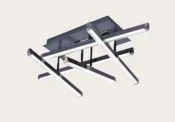 Светодиодная люстра 1040-5 черная