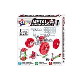 Детский "Конструктор металлический" ТехноК 6399TXK, 112 деталей