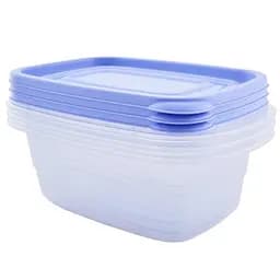 Набір контейнерів для харчових продуктів Stenson Омега 1.8 л 3 шт. бузкові (25575)