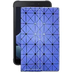 Чехол StatusCASE из экокожи для планшета Samsung Galaxy Tab Active 3 Синий ромб