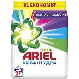 Пральний порошок Ariel Аква-Пудра Color Яскраві кольори 8.1 кг (2 x 4.05 кг)  - мініатюра 2