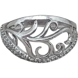 Серебряное кольцо Агни АРОМАТ с фианитами. 1179/1Р-CZ 18