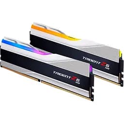 Модуль пам'яті DDR5 G.Skill Trident Z5 RGB 2x32GB 6400MHz Metallic Silver (F5-6400J3239G32GX2-TZ5RS) [102613]