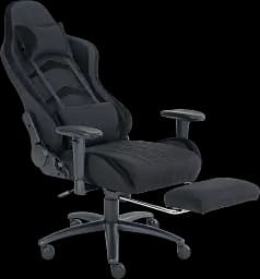 Геймерське крісло GT Racer чорне (X-2534-F Fabric Black) - мініатюра 5