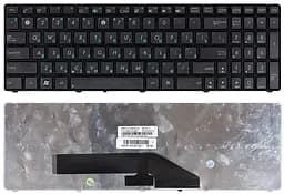 Клавіатура для ноутбука Asus (K50, K60, K70) Чорна, (Чорна рамка) - мініатюра 3